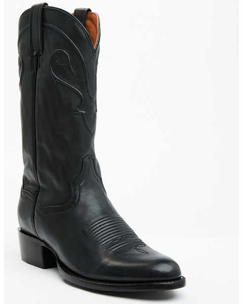Dan Post Men's Madboy Western Boots - Round Toe, Black, hi-res