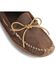 Image #2 - Minnetonka Distressed Leather Moccasins, Brown, hi-res