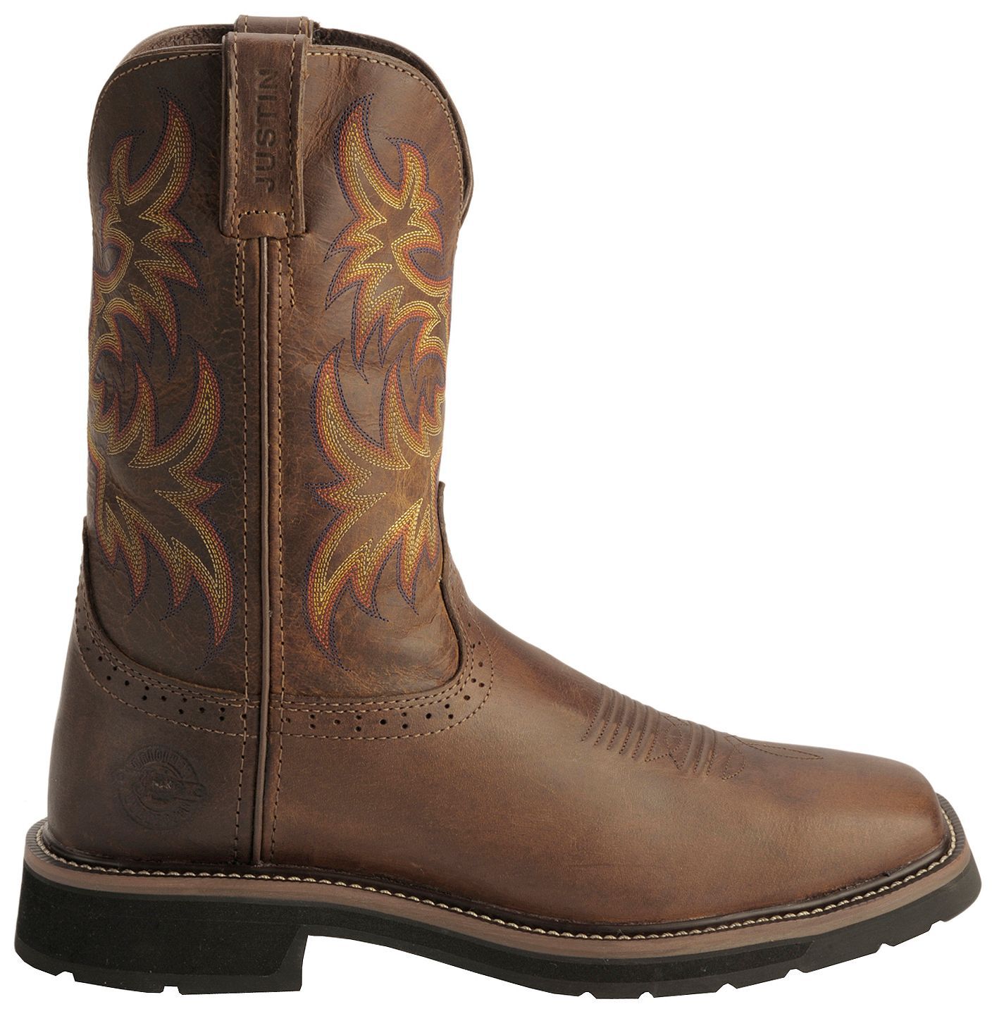 justin men's driller boots