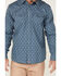 Image #3 - Cody James Men's FR Foulard Print Long Sleeve Pearl Snap Work Shirt , Medium Blue, hi-res