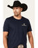Smith & Wesson Men's An American Story Flag Logo T-Shirt, Navy, hi-res