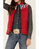 Image #3 - Cruel Girl Women's Red Embroidered Quilted Poly Puffer Vest, , hi-res