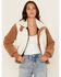 Image #1 - Stoosh Women's Sherpa Jacket, Camel, hi-res