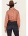 Image #4 - Rough Stock by Panhandle Women's Long Sleeve Snap Western Shirt, Rust Copper, hi-res