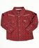Image #1 - Cowboy Hardware Toddler Boys' Geo Print Long Sleeve Pearl Snap Western Shirt, , hi-res