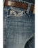 Image #4 - Rock & Roll Denim Men's Boot Barn Exclusive Medium Vintage Wash Relaxed Bootcut Stretch Denim Jeans, Medium Wash, hi-res
