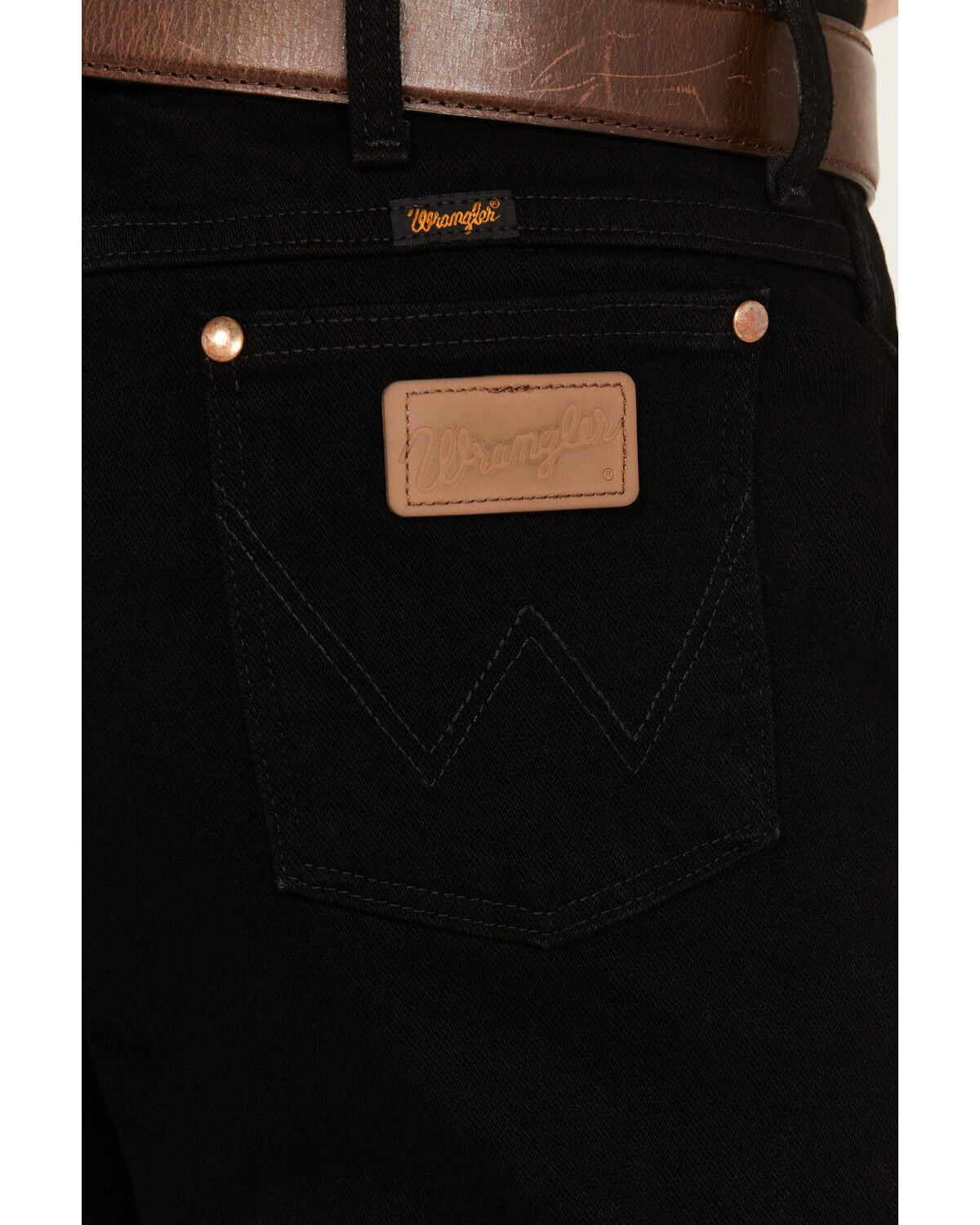 Image #4 - Wrangler Men's Active Flex Cowboy Cut Slim Stretch Jeans - Big, Black, hi-res