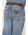 Image #4 - Wrangler Boys' Regular Medium Wash Slim Straight Jeans, Medium Wash, hi-res