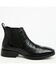 Image #2 - Ariat Men's Booker Crocodile Print Chelsea Boots - Broad Square Toe, Black, hi-res