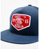Image #2 - Lazy J Ranchwear Men's Navy Red Ranch Logo Patch Mesh Back Ball Cap , Navy, hi-res