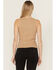 Image #4 - Shyanne Women's Rhinestone Icon Rib Knit Graphic Tank, Khaki, hi-res