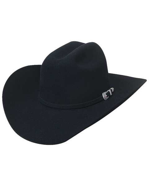 Bullhide True to the Game 10X Fur Felt Cowboy Hat, Black, hi-res