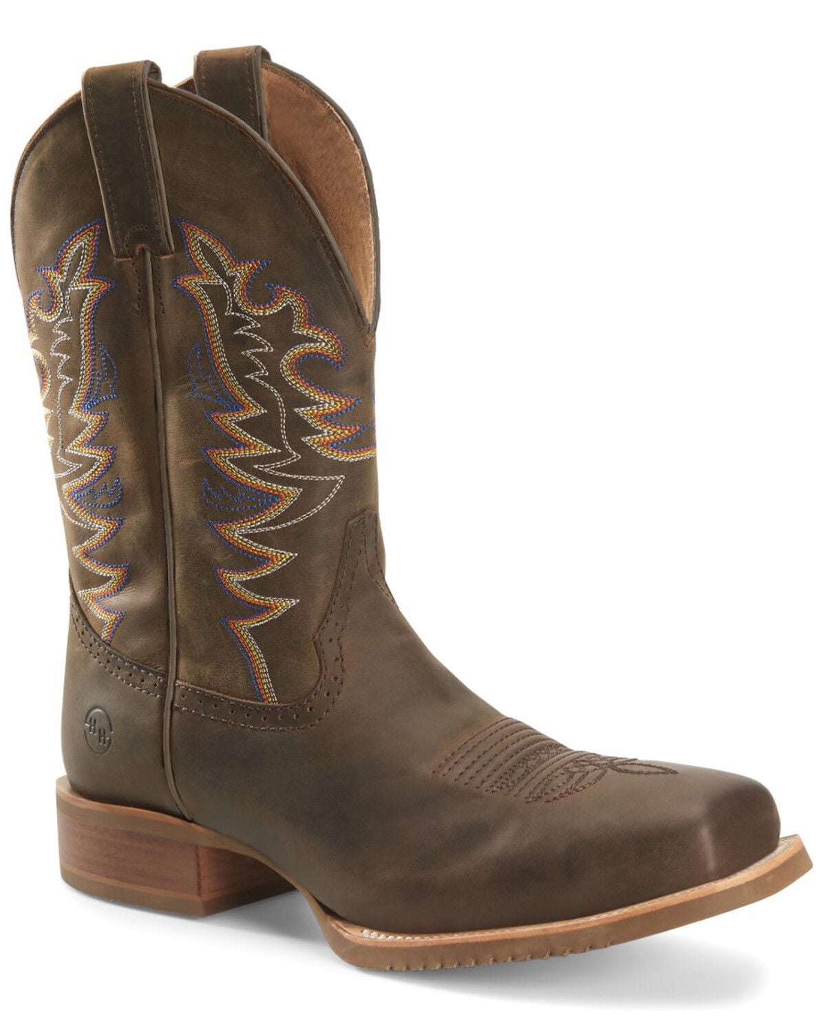 Double H Men's Orin Performance Western Boots - Broad Square Toe, Tan, hi-res