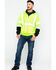 Image #6 - Hawx Men's Soft Shell High-Visibility Safety Jacket - Big & Tall, Yellow, hi-res