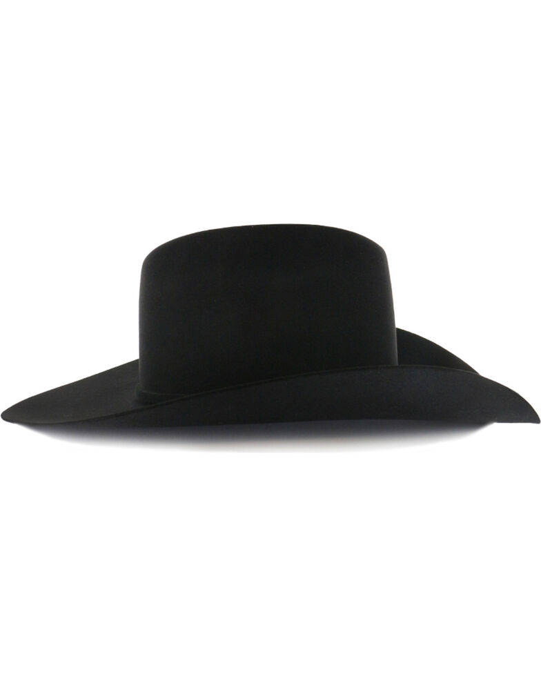 Rodeo King Rodeo 5X Black Felt Cowboy Hat, Black, hi-res