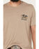 Image #3 - Wrangler Men's Logo Short Sleeve Graphic T-Shirt, Sand, hi-res