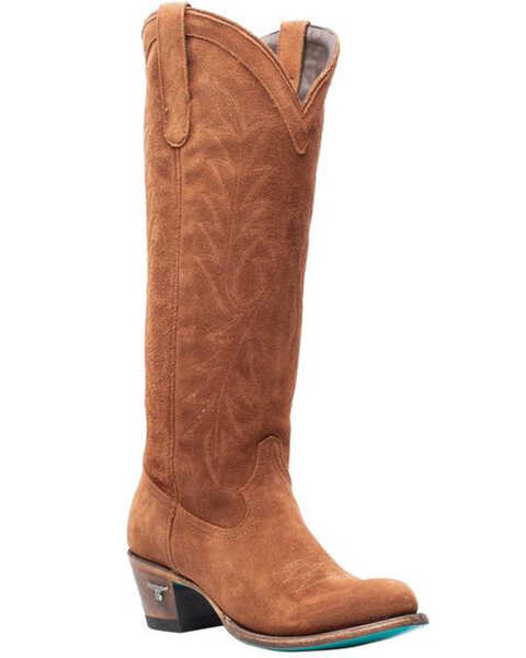 Lane Women's Fire Away Western Boots - Round Toe, Brown, hi-res