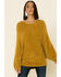 Wishlist Women's Open Back Tie Sweater , Mustard, hi-res