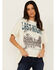 Image #1 - Cleo + Wolf Women's Adeline Short Sleeve Boyfriend Graphic Tee, Cream, hi-res