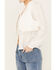 Image #3 - Shyanne Women's Tassel Decorated Cropped Vest, White, hi-res