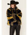 Image #1 - Azalea Wang Women's Inez Striped Faux Fur Jacket, Navy, hi-res