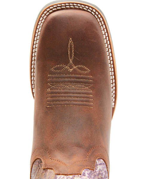 Image #6 - Shyanne Women's Antiquity Western Performance Boots - Broad Square Toe, Brown, hi-res