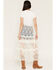 Image #4 - Baeverly Women's Smocked Lace Button-Down Kimono, Ivory, hi-res