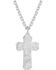 Image #2 - Montana Silversmiths Men's Born In The USA Patriotic Cross Necklace, Red/white/blue, hi-res