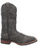 Laredo Men's 11" Kade Western Boots - Broad Square Toe, Charcoal, hi-res