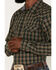 Image #3 - Cody James Men's Douglas Fir Plaid Print Long Sleeve Snap Western Shirt, Green, hi-res