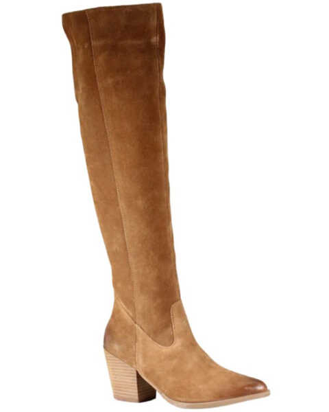 Diba True Women's Cinna Knee High Boots - Pointed Toe , Tan, hi-res