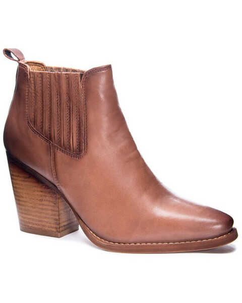 Image #1 - Chinese Laundry Women's Bloomington Fashion Booties - Round Toe, Tan, hi-res