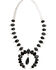 Image #1 - Lainey Wilson Women's Stone Squash Blossom Necklace, Black, hi-res
