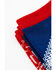 RANK 45 Girls' Bandana Print Socks - 2-Pack, Red/white/blue, hi-res