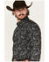 Image #2 - Cody James Men's Parker Paisley Print Long Sleeve Button-Down Stretch Western Shirt - Big, Black, hi-res