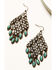 Shyanne Women's Mystic Skies Chandelier Earrings , Rust Copper, hi-res