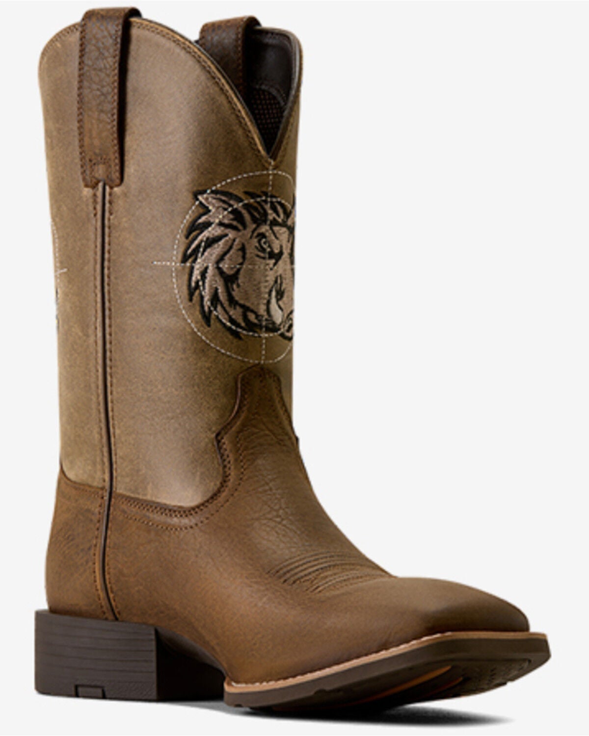 Image #1 - Ariat Men's Sport Crosshog Performance Western Boots - Broad Square Toe, Brown, hi-res