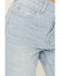Image #2 - Ariat Women's Tomboy Light Wash Ultra High Rise Straight Denim Jeans, Light Wash, hi-res