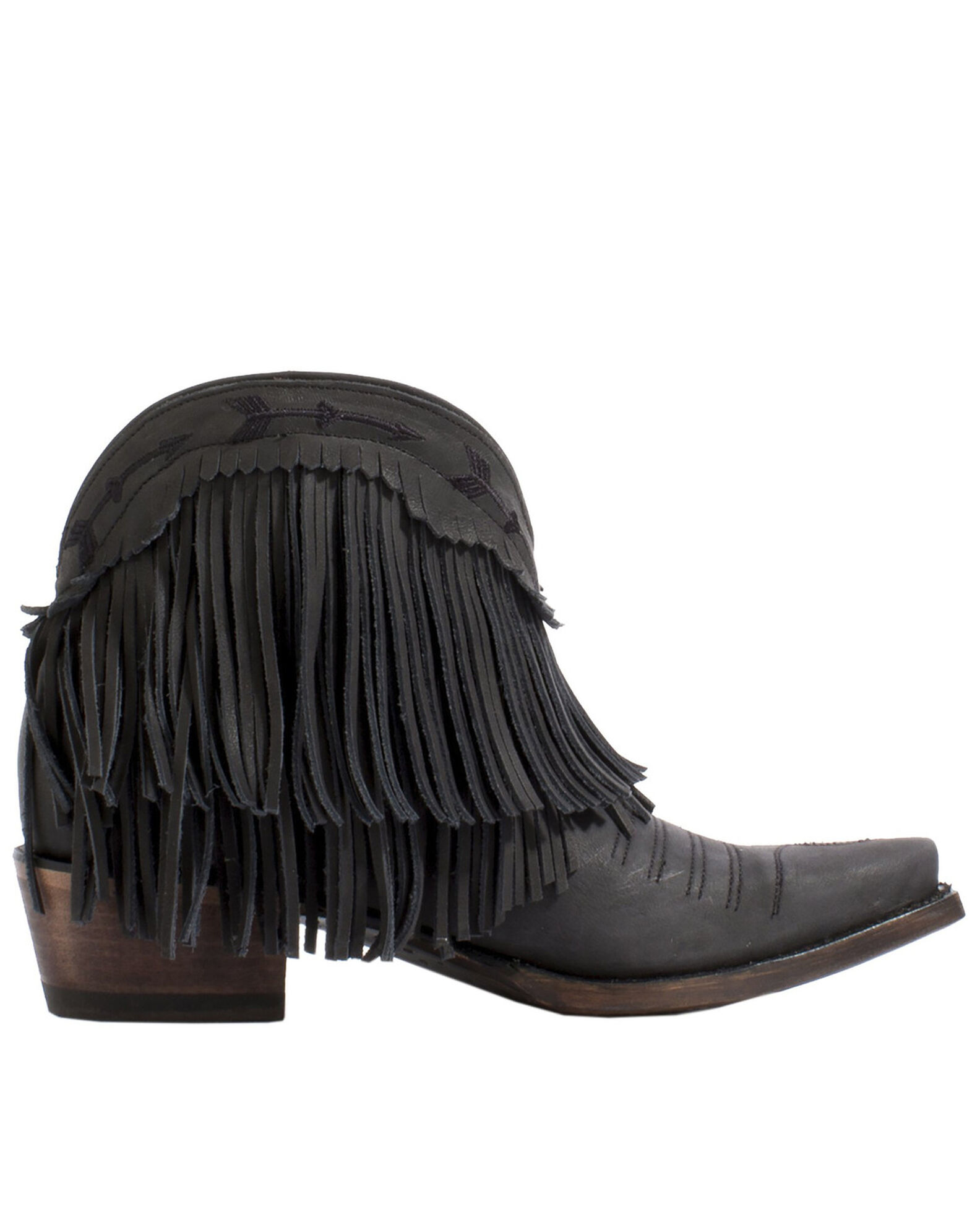 Image #2 - Junk Gypsy by Lane Women's Spitfire Fashion Booties - Snip Toe, Black, hi-res