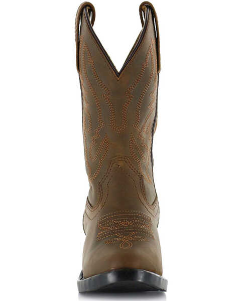 Image #4 - Cody James Boys' Brown Western Boots  - Round Toe, Brown, hi-res