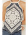 Image #3 - Shyanne Women's Bandana Print Halter Tank, Cream, hi-res