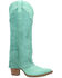 Image #2 - Dingo Women's Wild Horses Tall Western Boots - Snip Toe, Green, hi-res