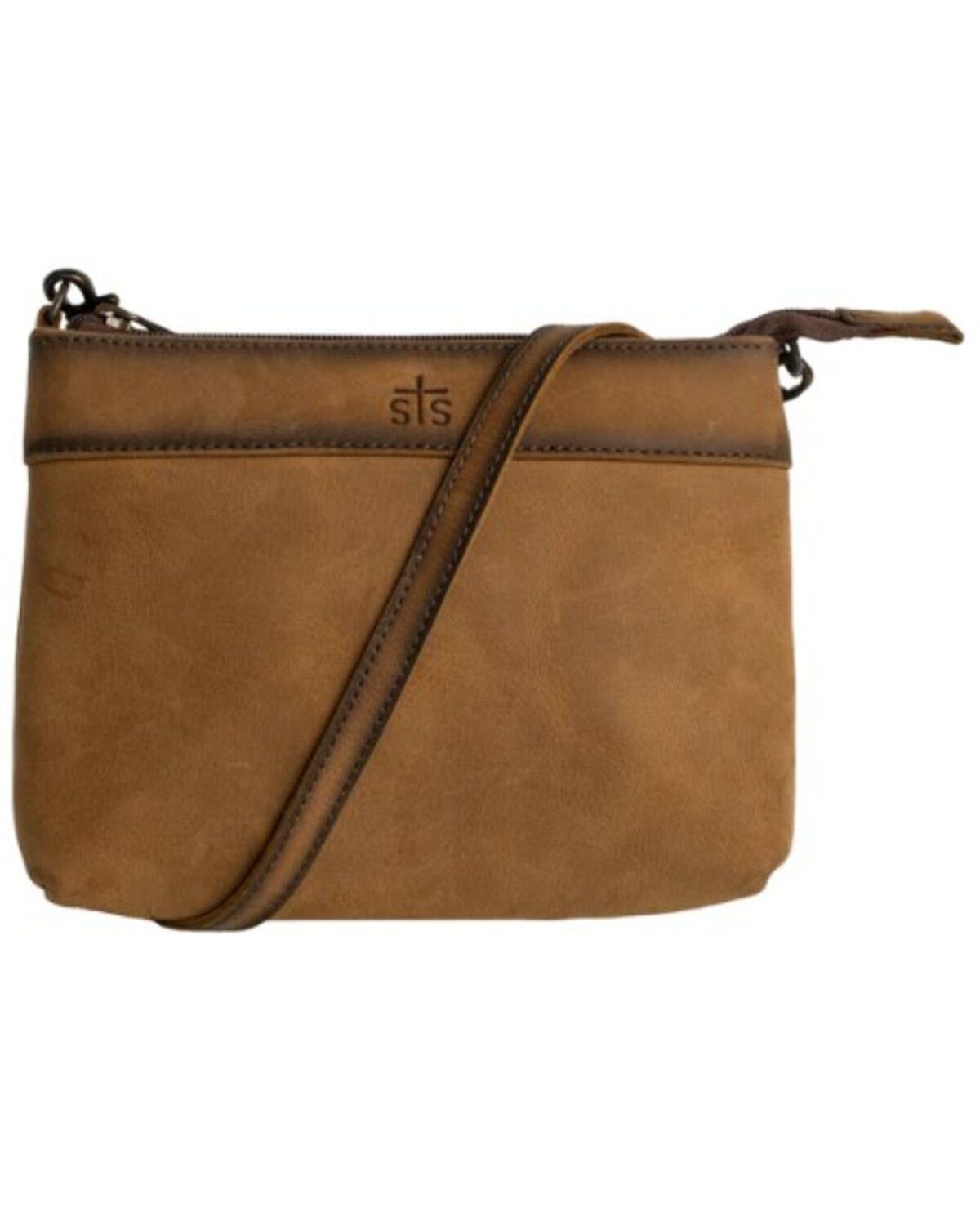 Image #1 - STS Ranchwear by Carroll Women's Grace Crossbody, Brown, hi-res