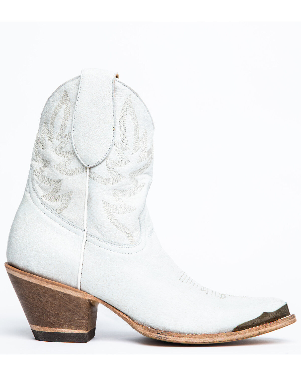 western booties white