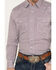 Image #3 - Wrangler 20X Men's Medallion Long Sleeve Snap Western Shirt, Purple, hi-res