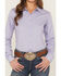Image #3 - Ariat Women's Boot Barn Exclusive Solid Kirby Long Sleeve Button-Down Stretch Western Shirt, Lavender, hi-res