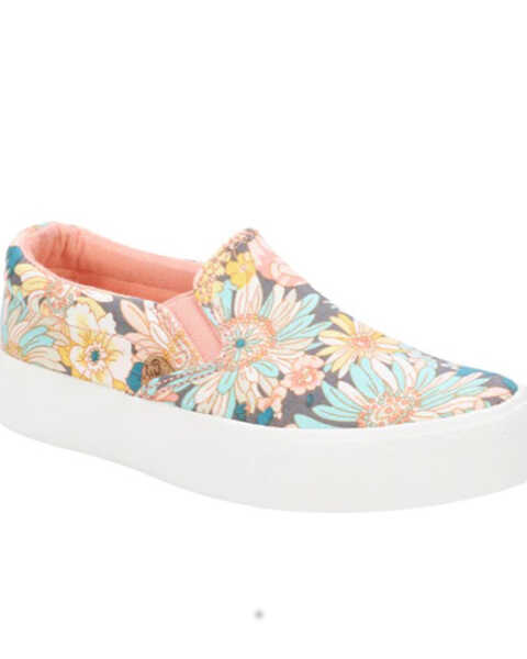 Lamo Footwear Girls' Piper Slip-On Casual Shoes - Round Toe , Peach, hi-res