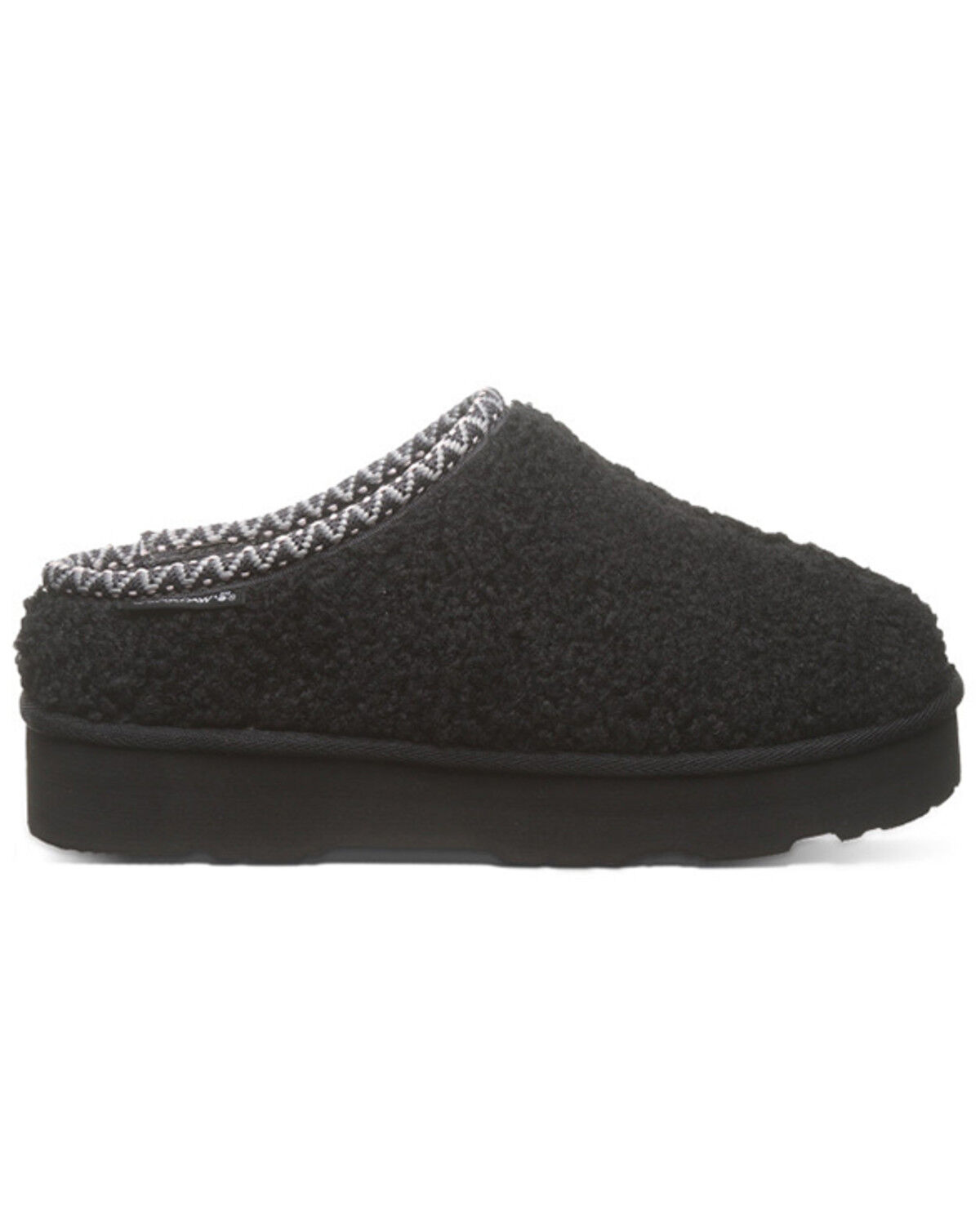 Image #2 - Bearpaw Women's Snuggle Martis Slippers, Black, hi-res