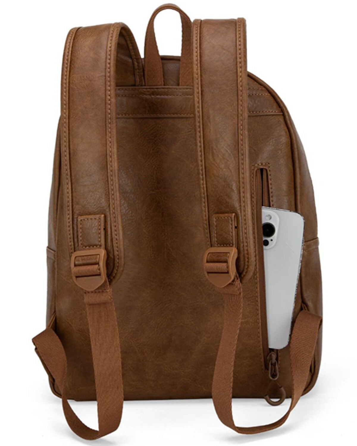 Image #4 - Wrangler Southwestern Knitted Backpack, Brown, hi-res