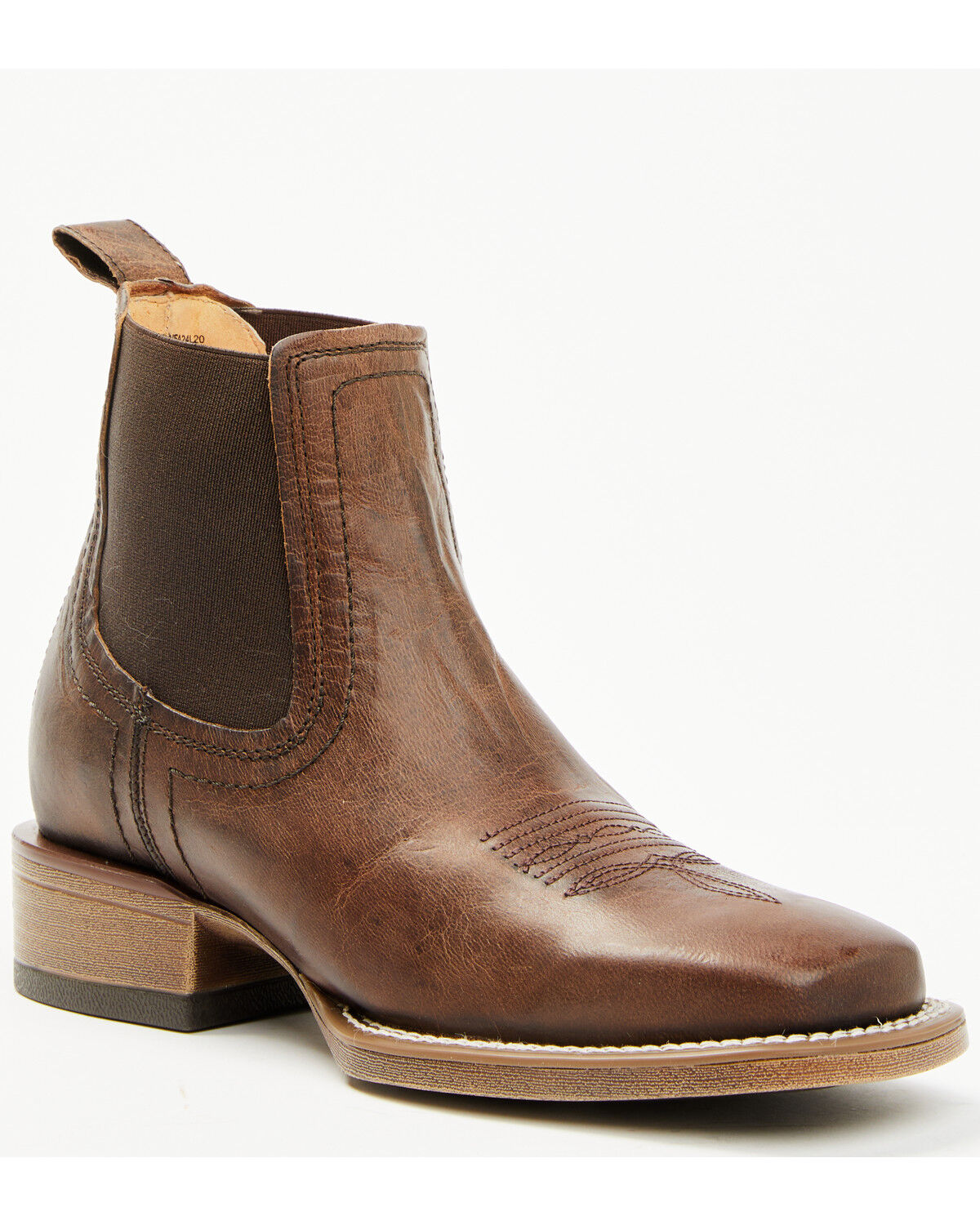 Image #1 - Shyanne Stryde® Women's Chelsea Boots - Square Toe, Brown, hi-res